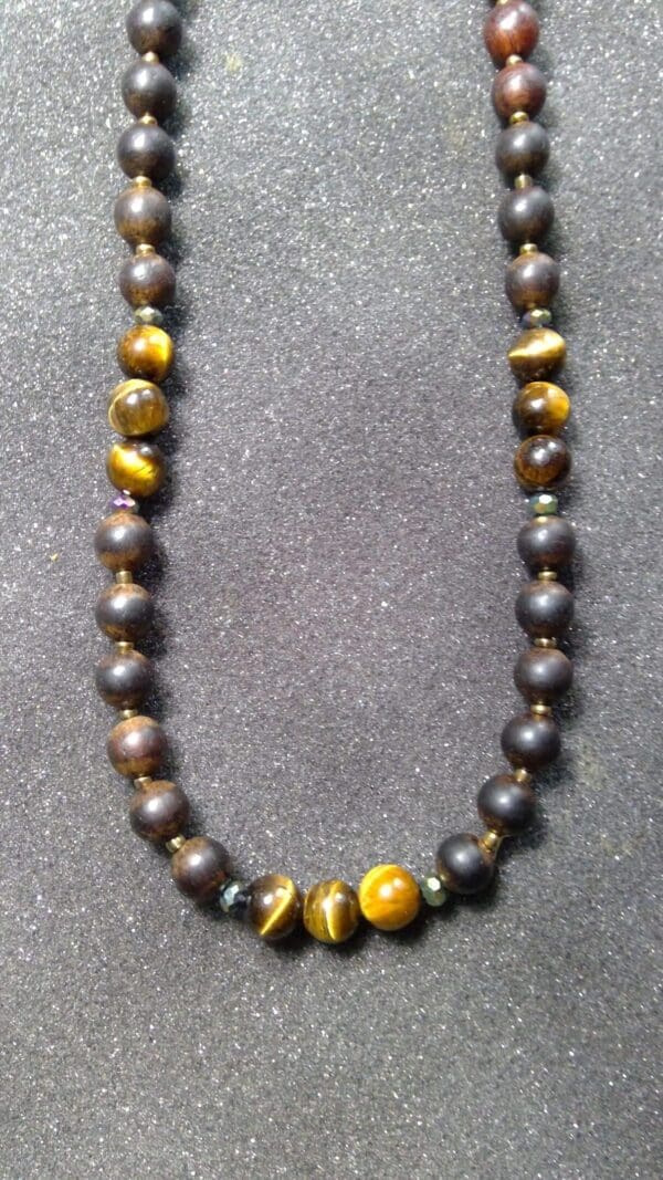 Rich Tiger Eye Mala Necklace - Image 2