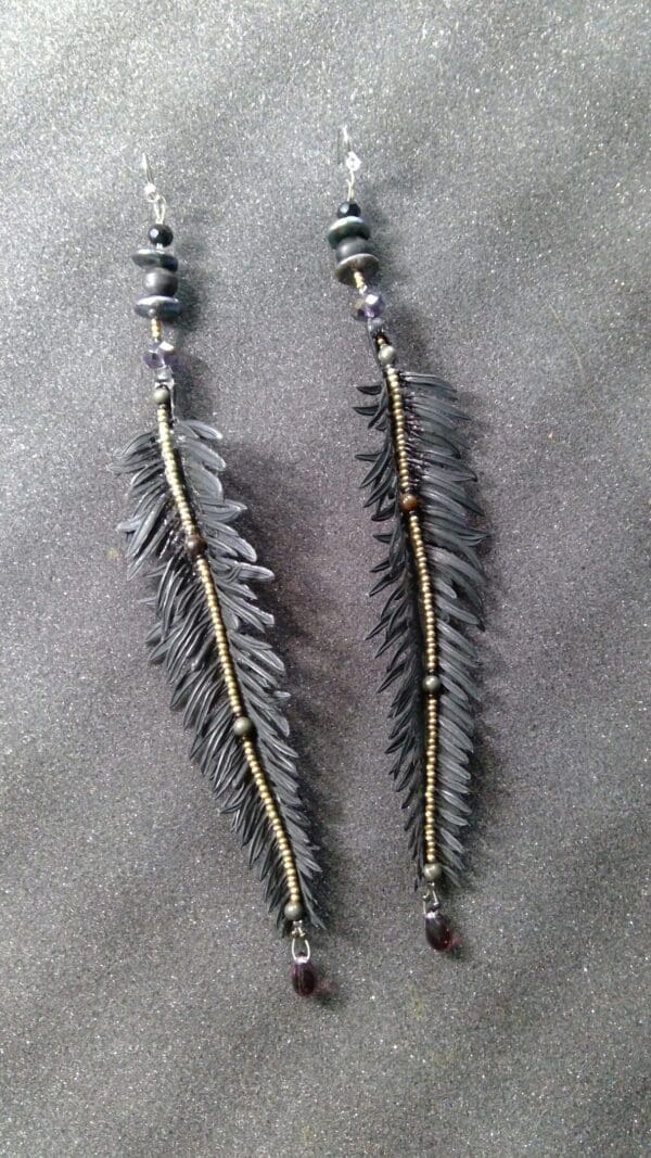 Witch Feather Earrings